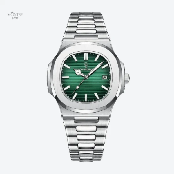 Accessoire de mode masculin, montre quartz chic