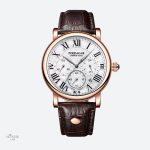 Chronographe Quartz Ronde pour Homme avec Chiffres Romains