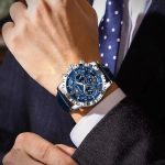 Accessoire masculin, montre ronde chronographe