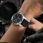Cadran de 44mm, montre homme à énergie solaire