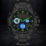 Montre durable en acier, fonction chronographe solaire