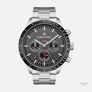 Montre solaire chronographe homme étanche 50M