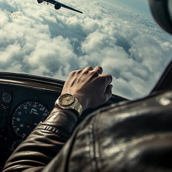 Accessoire homme, montre durable, énergie solaire