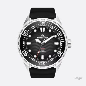 Montre de plongée solaire pour hommes, 300M étanche