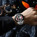 Chronographe homme au style racing