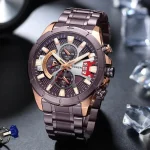 Montre chronographe design dynamique