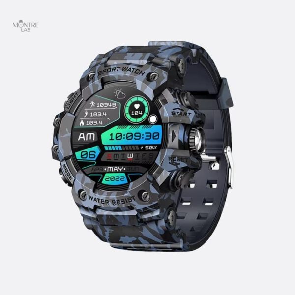 Montre connectée homme avec écran AMOLED