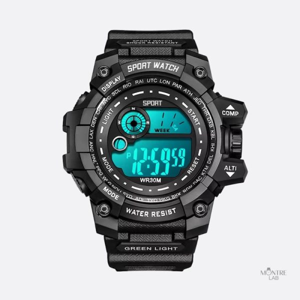 Montre Sport Digitale Homme Style Robuste