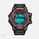 Montre digitale homme, design sportif et résistant