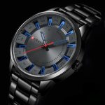 Accessoire sportif pour homme, acier inoxydable et chronographe