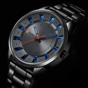 Accessoire sportif pour homme, acier inoxydable et chronographe