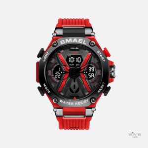 Montre homme à double affichage pour activités sportives