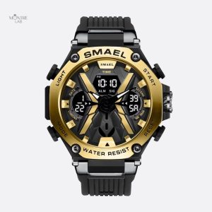 Montre de sport pour homme avec fonction analogique et numérique
