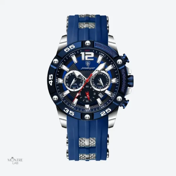 Cadran sport pour homme, inspiré de la course