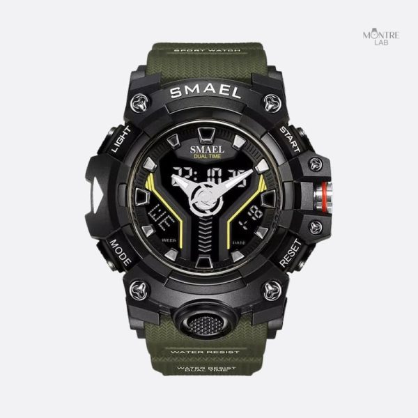 Montre de sport pour homme avec design élégant et fonctionnel