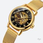Montre automatique en métal pour femme