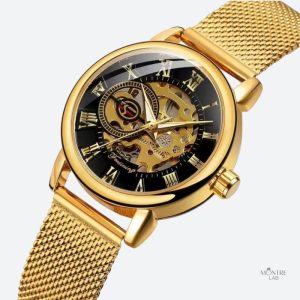 Montre automatique en métal pour femme