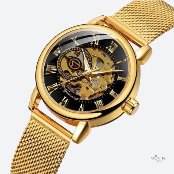 Montre automatique en métal pour femme