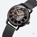 Style raffiné : montre squelette pour femme