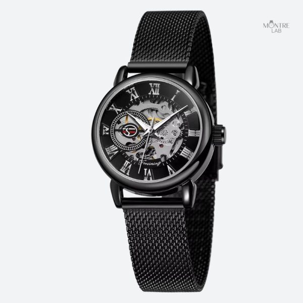Accessoire de Mode : Montre Femme Squelette