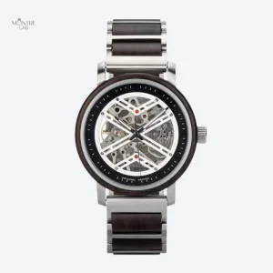 Montre mécanique pour homme au design squelette