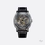Montre squelette homme design gravé élégante