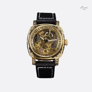 Montre à mécanisme visible pour homme