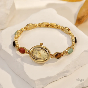 Bracelet maille délicat pour montre vintage femme