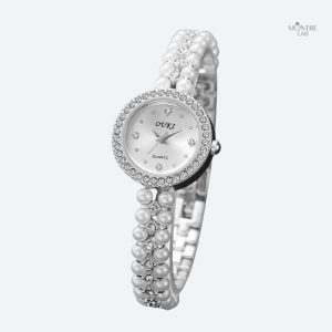 Montre Vintage Femme Bracelet Perle