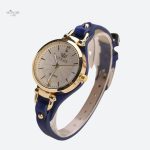 Montre femme au design vintage et cuir coloré