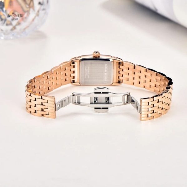 Montre au Design Classique : Argent et Nacre