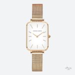 Montre Vintage Femme Dorée Rectangulaire