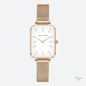Montre Vintage Femme Dorée Rectangulaire
