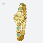 Montre Vintage Femme avec Pierres Naturelles