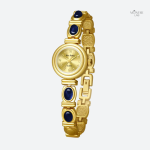 Montre ornée de pierres naturelles, design raffiné