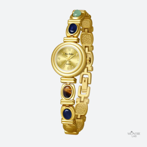 Élégante montre vintage avec détails en pierres