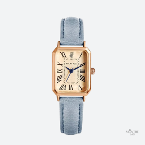 Montre en cuir pour femme, style rétro chic