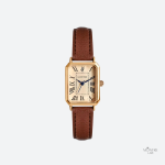 Élégante montre en cuir, modèle femme vintage