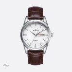 Montre cuir marron classique pour homme au style vintage