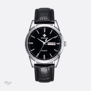 Accessoire vintage pour homme, montre en cuir marron