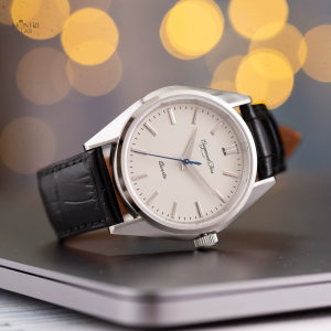 Montre pour homme avec bracelet cuir noir