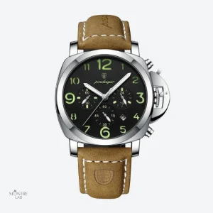 Montre Chronographe Vintage Homme Style Aviateur
