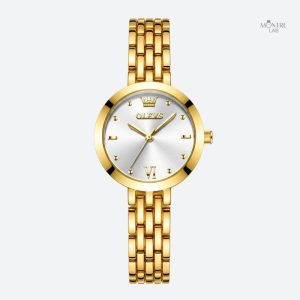 Montre Vintage Femme Dorée de luxe
