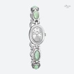 Design rétro de montre ovale pour femme