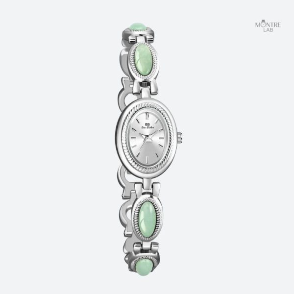 Design rétro de montre ovale pour femme