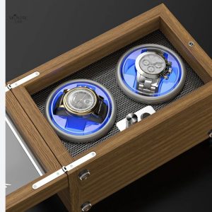 Remontoir élégant pour montres automatiques en bois