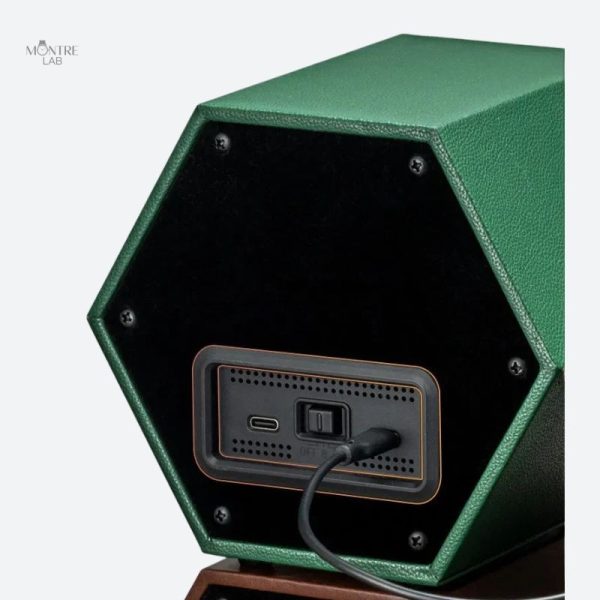 Boîtier USB en cuir pour horlogerie automatique