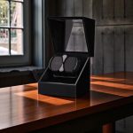 Support de montre automatique avec double compartiment