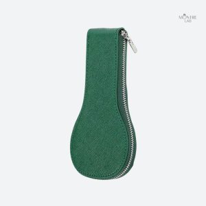 Étui cuir zippé pour montres de voyage